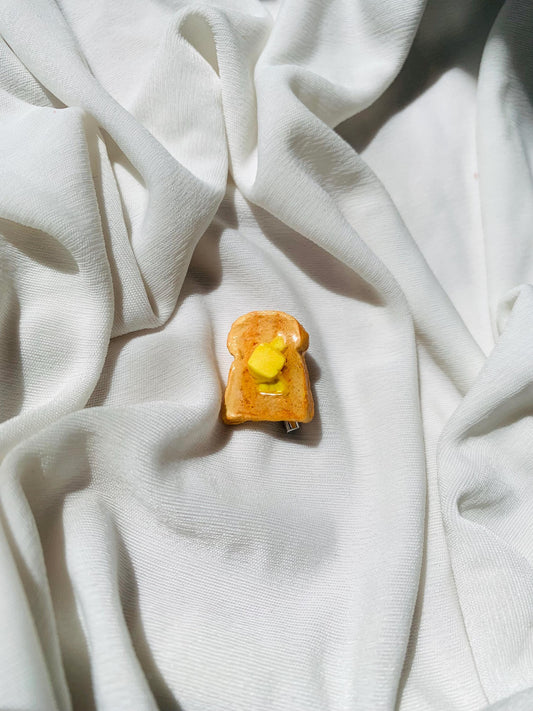 Butter toasties Brooch/ pin/ clip
