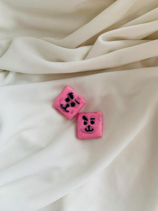 Handmade BT21 Cooky (JK/ Jungkook) earrings