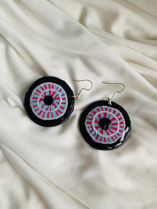BTS Jin Echo vinyl earrings
