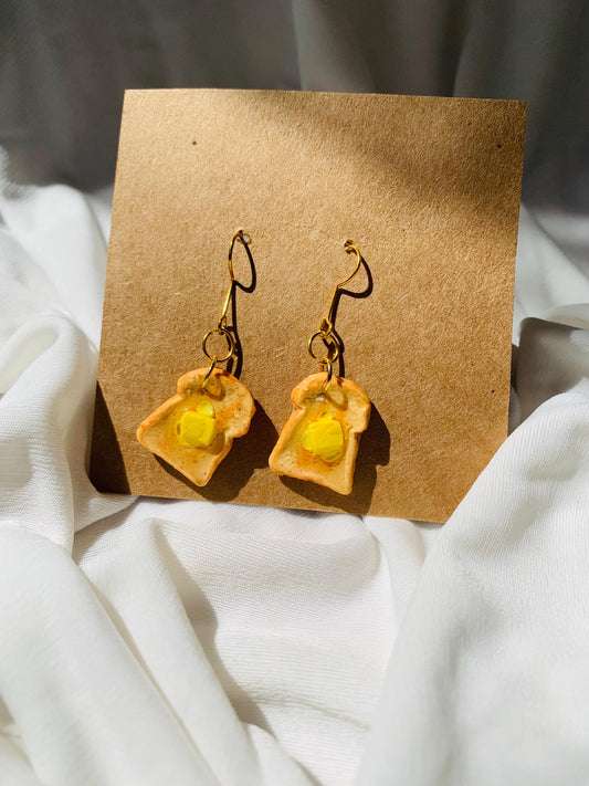 Butter toasties earrings