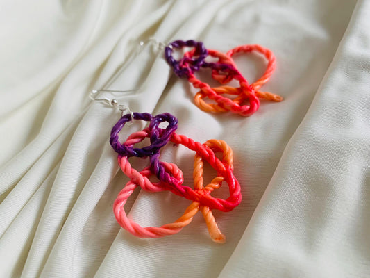 BTS Love yourself hearts earrings