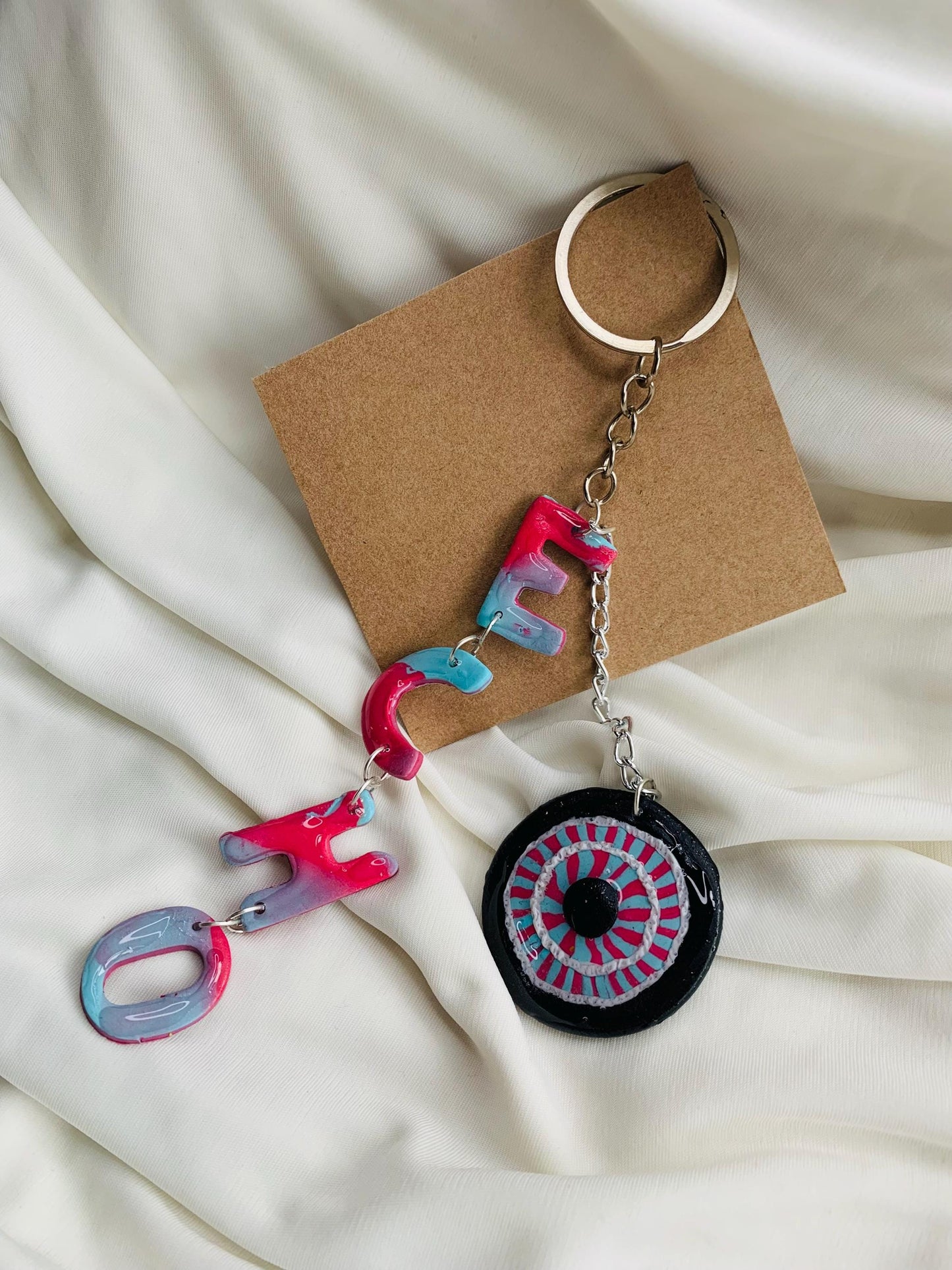 BTS Jin Echo vinyl keychain