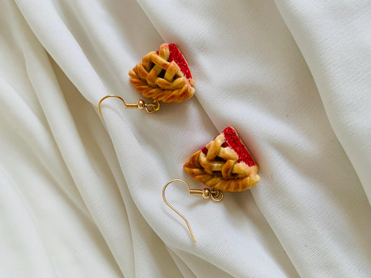 Cherry pie earrings