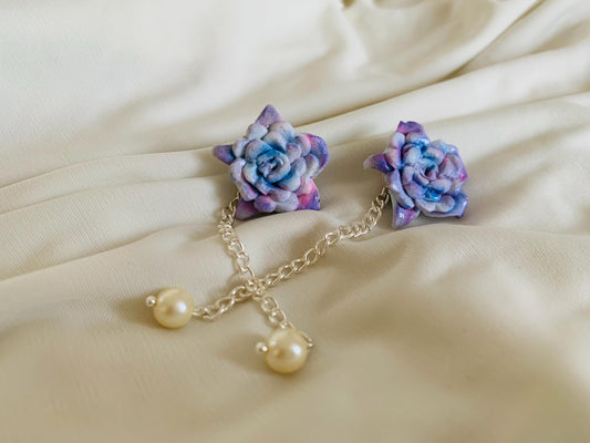 Smearaldo flower Earrings - inspired by “Smearaldo garden marching band” song by Jimin of BTS