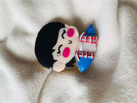 Jin “I’ll be there” brooch pin - K-Pop, Gift, BTS, brooch, pin