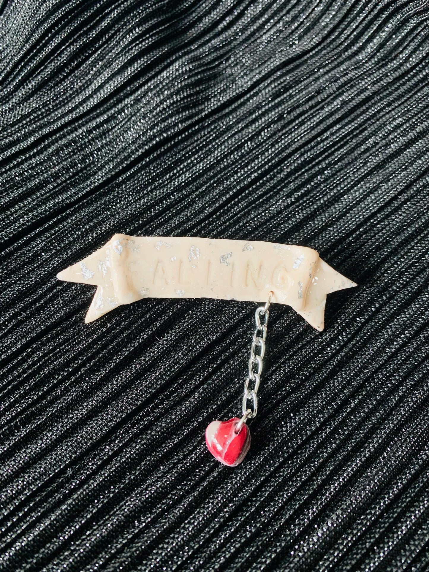 Jin “FALLING” Brooch pin - K-Pop, Gift, BTS, brooch, pin