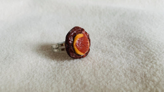 Adjustable Buckeye brownie cookie ring