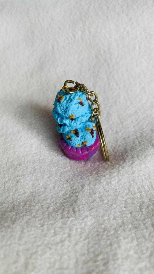 BnR beach day ice cream keychain