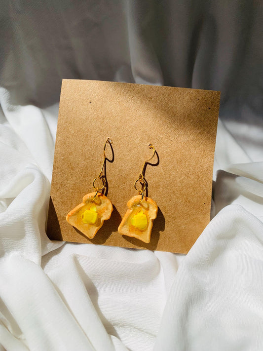 Butter toasties earrings