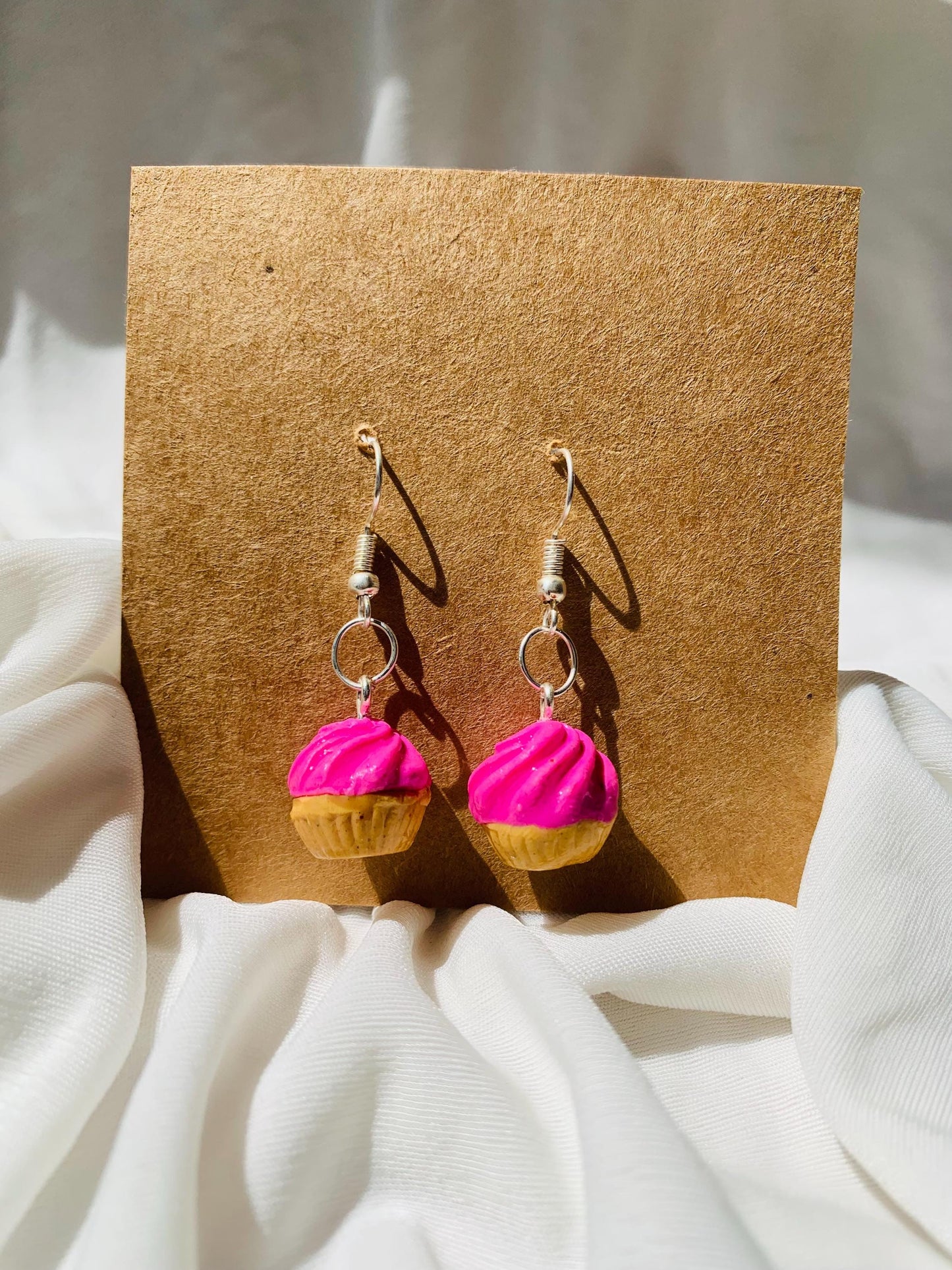 Mini cupcake earrings