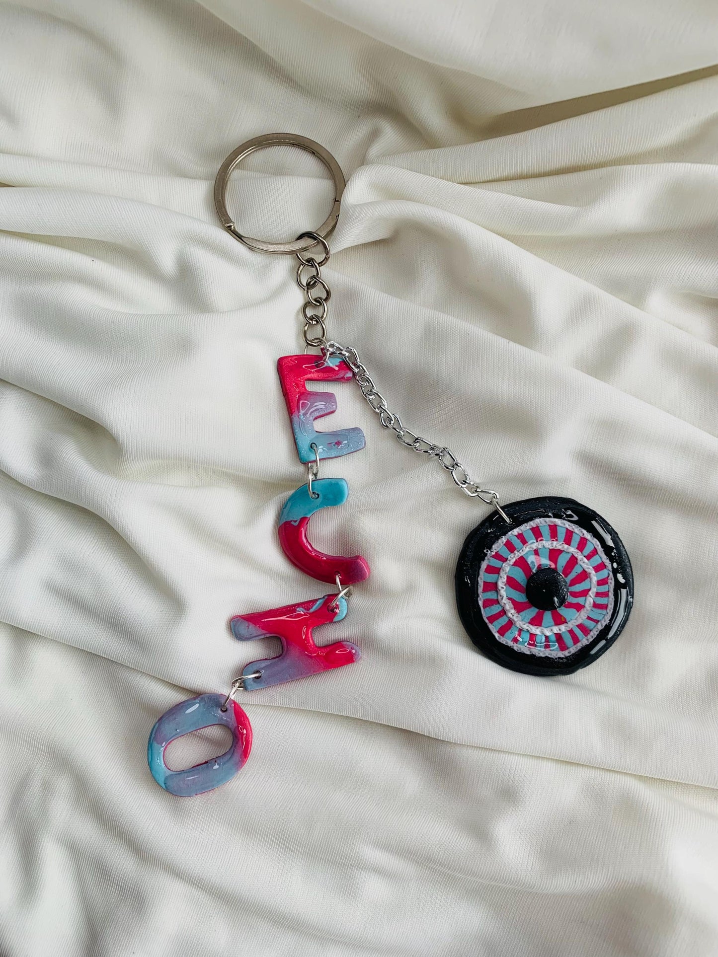 BTS Jin Echo vinyl keychain