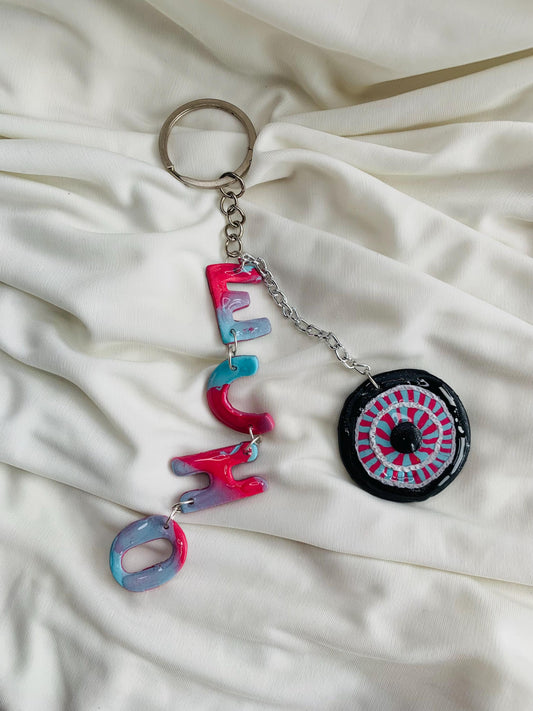 BTS Jin Echo vinyl keychain