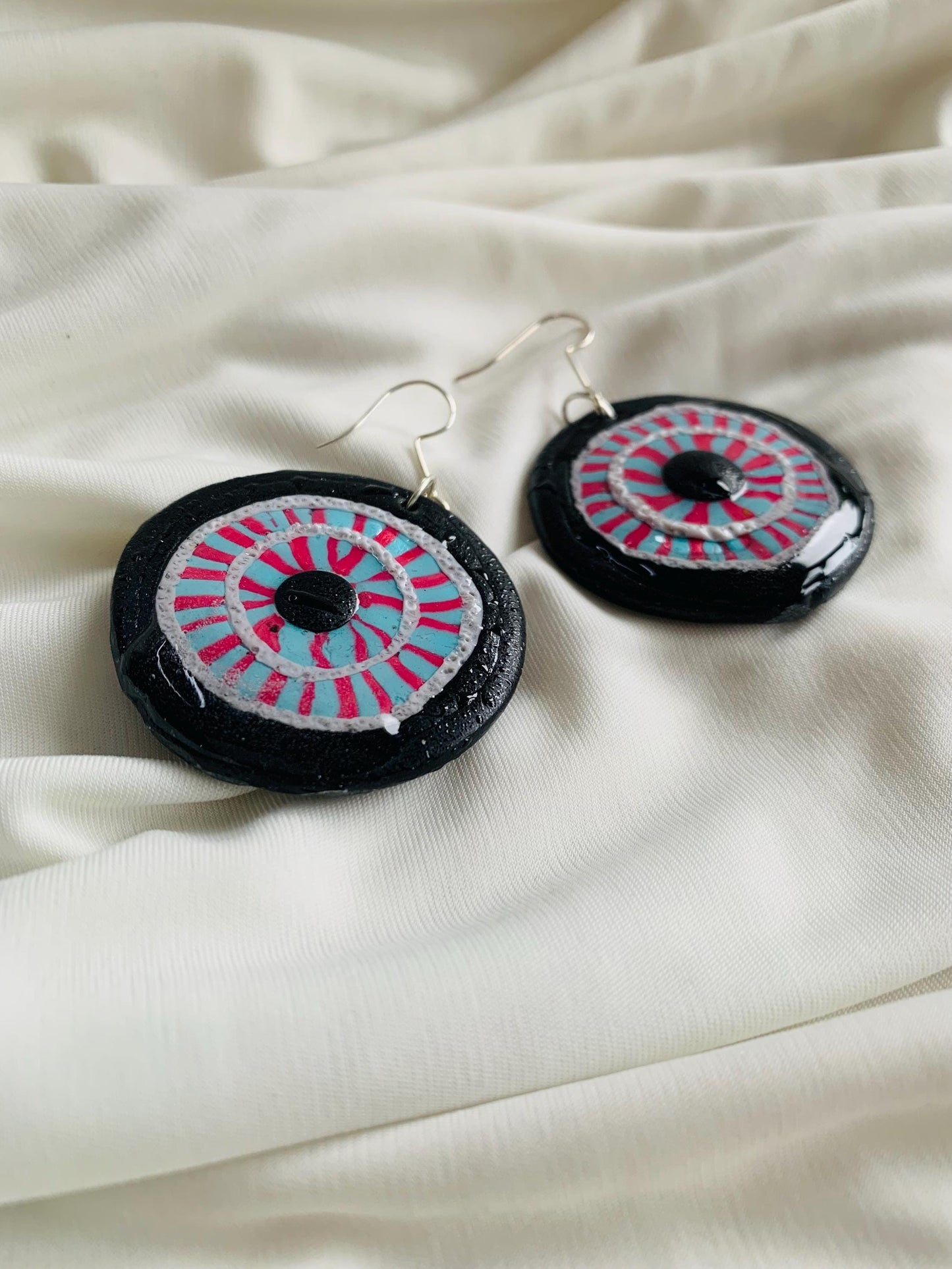 BTS Jin Echo vinyl earrings