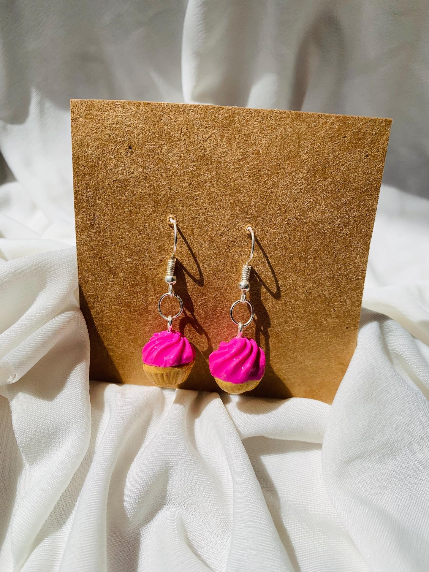 Mini cupcake earrings