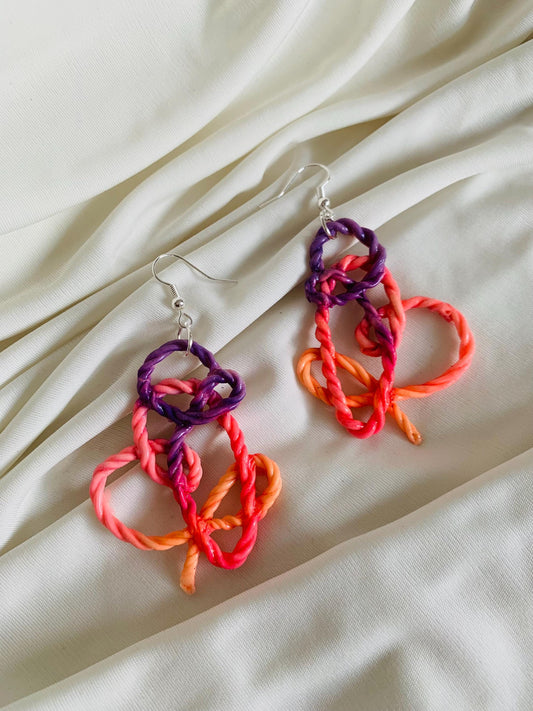 BTS Love yourself hearts earrings