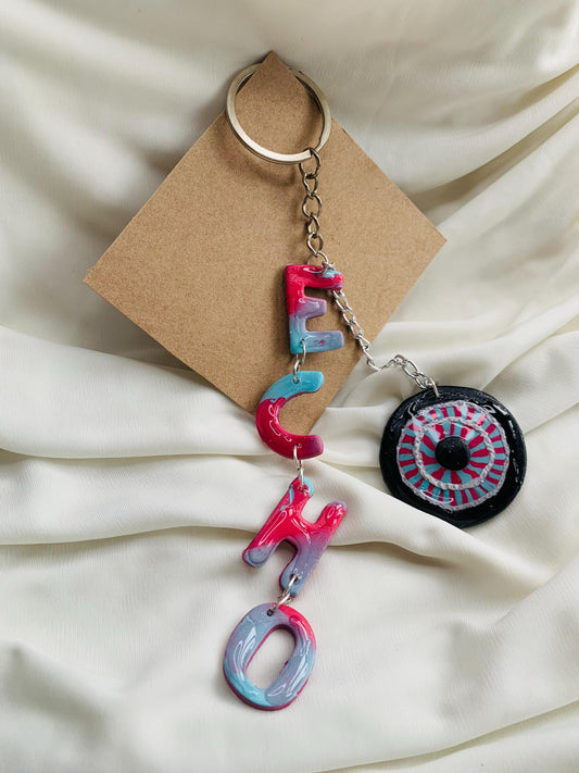 BTS Jin Echo vinyl keychain