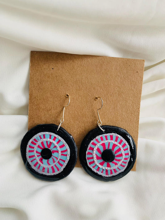 BTS Jin Echo vinyl earrings