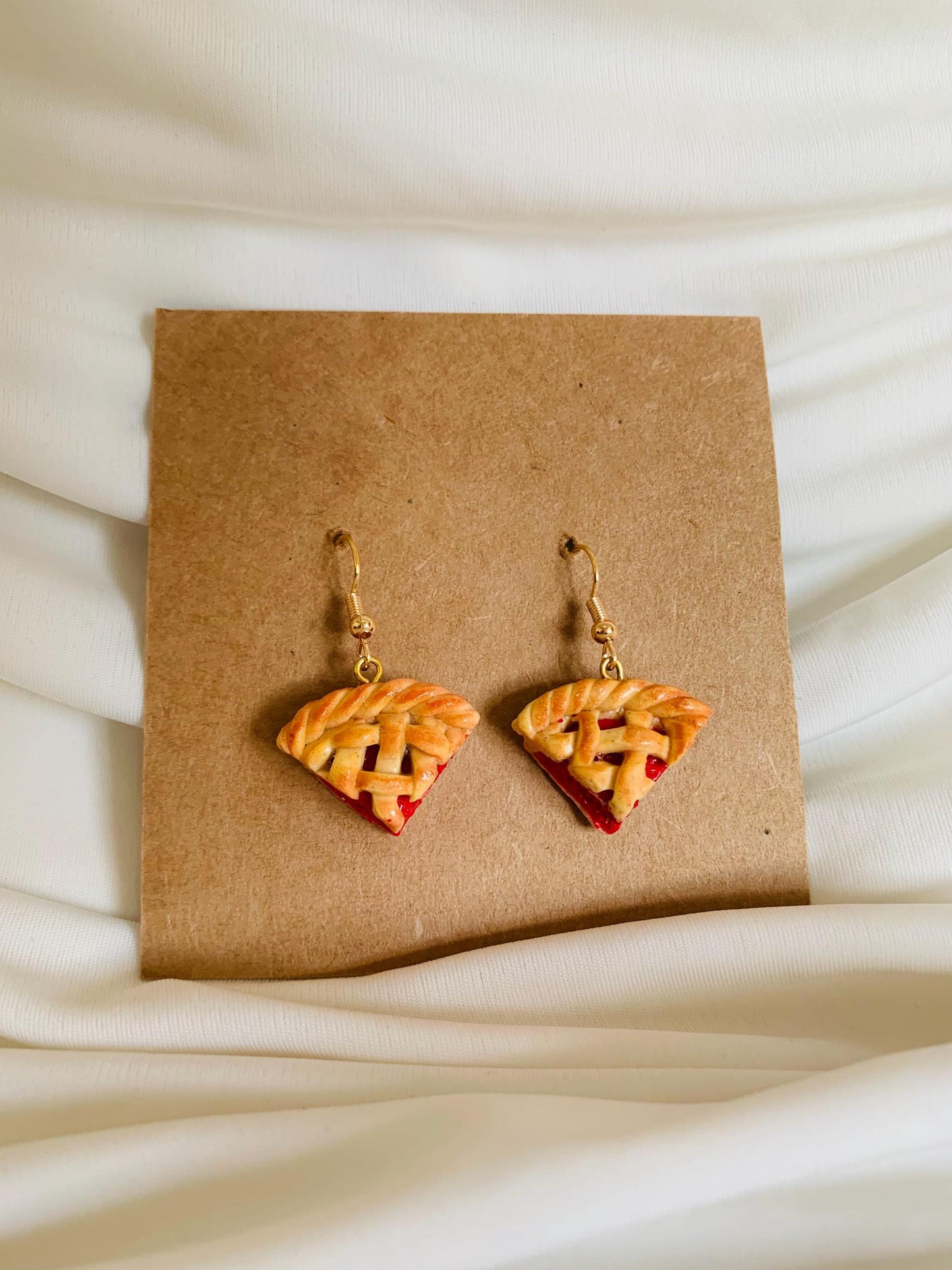 Cherry pie earrings