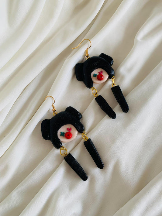 BTS JHopes Jack in the box mascot earrings