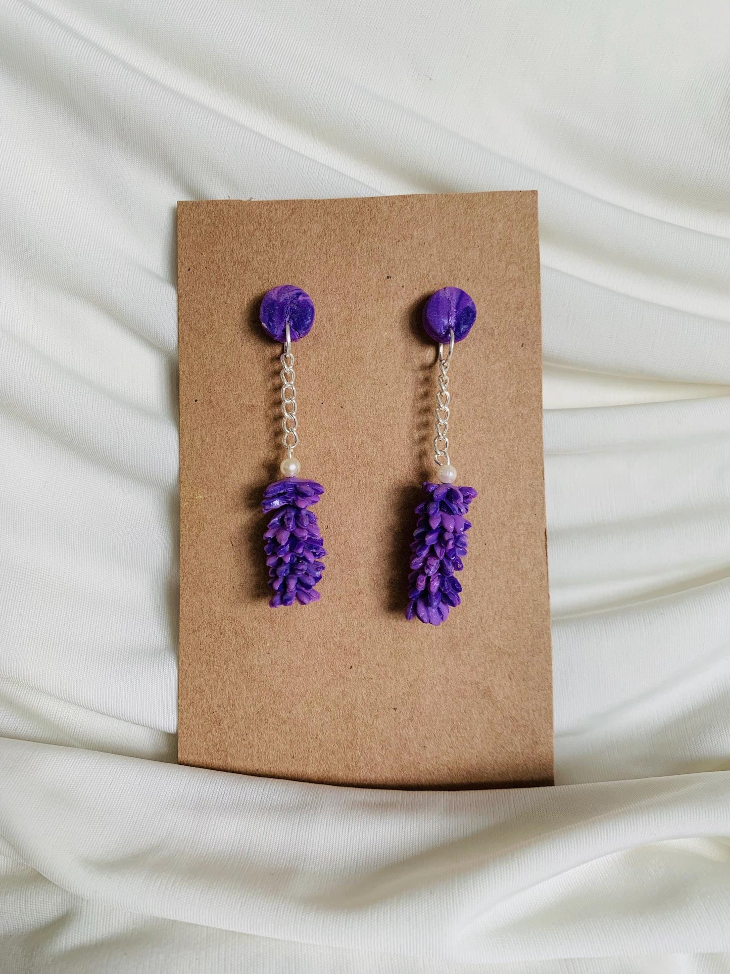 Lavender earrings - inspired by “Wild flower” by RM of BTS