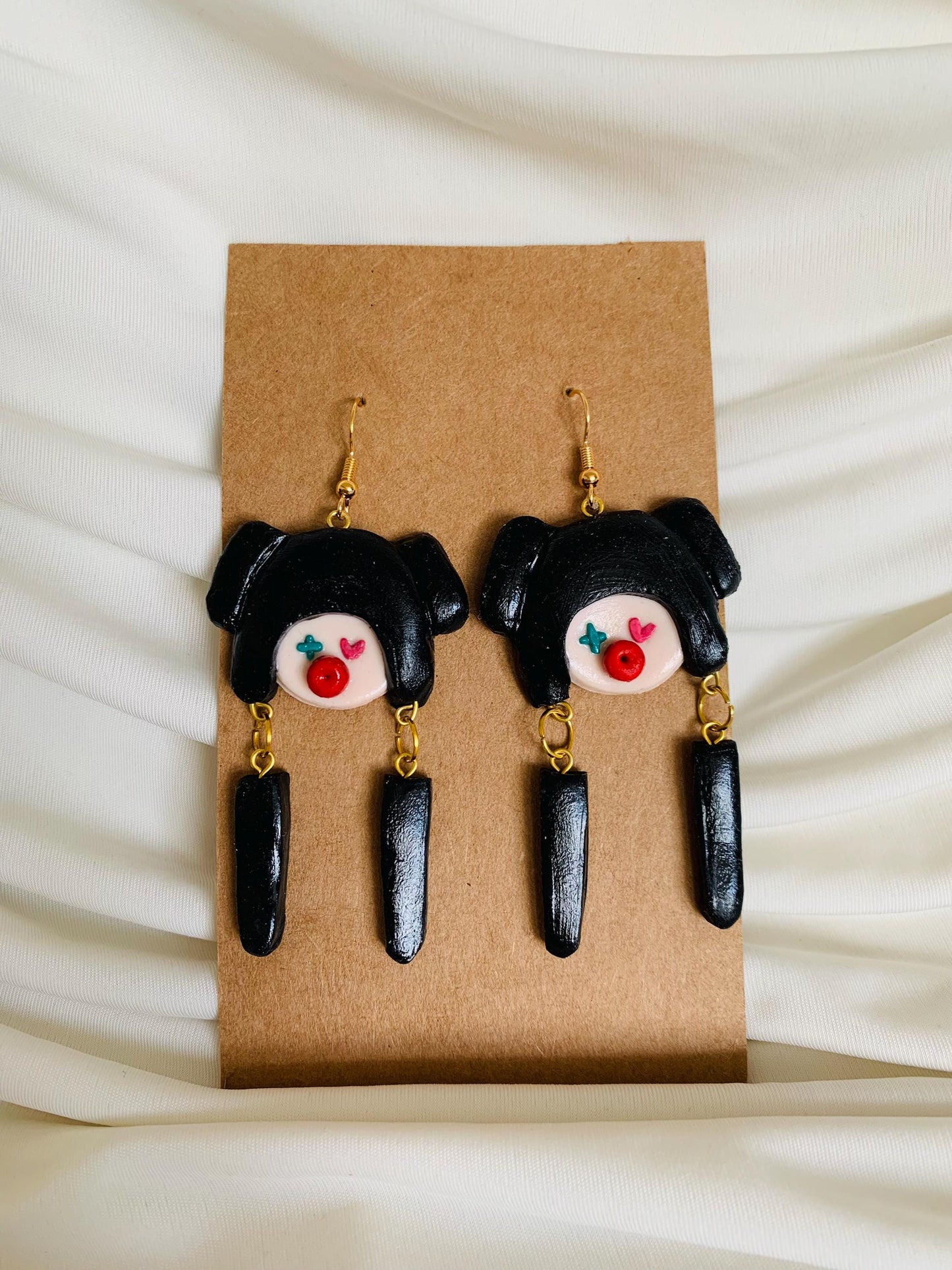 BTS JHopes Jack in the box mascot earrings