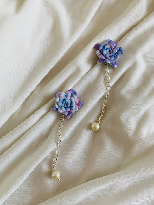 Smearaldo flower Earrings - inspired by “Smearaldo garden marching band” song by Jimin of BTS