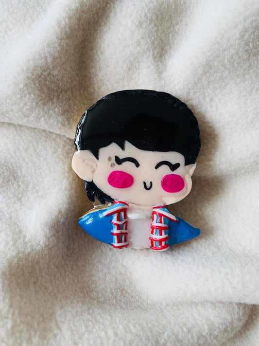 Jin “I’ll be there” brooch pin - K-Pop, Gift, BTS, brooch, pin