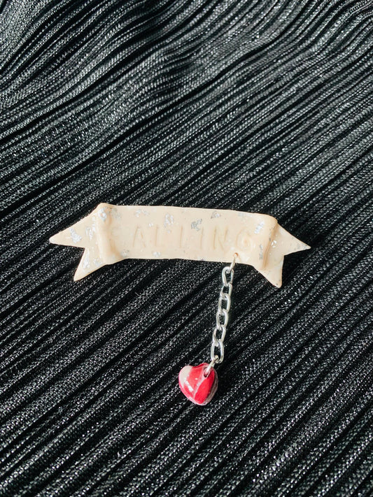 Jin “FALLING” Brooch pin - K-Pop, Gift, BTS, brooch, pin