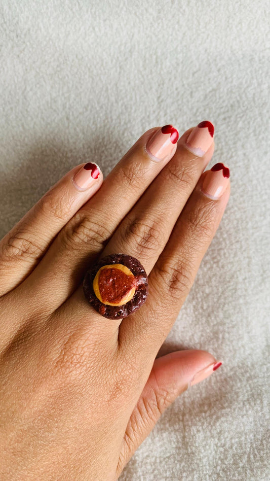 Adjustable Buckeye brownie cookie ring
