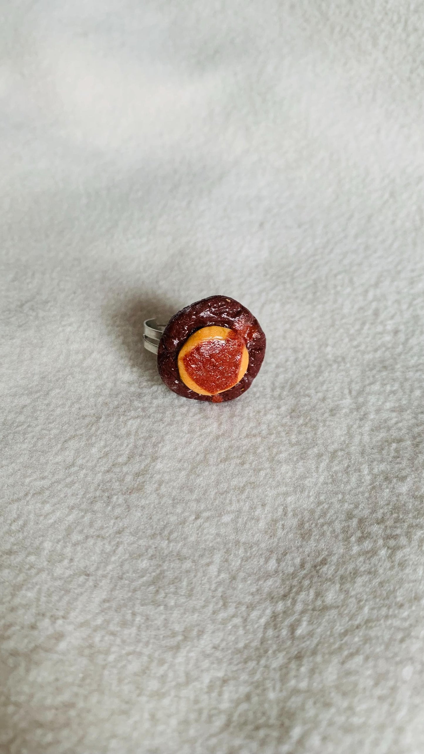 Adjustable Buckeye brownie cookie ring